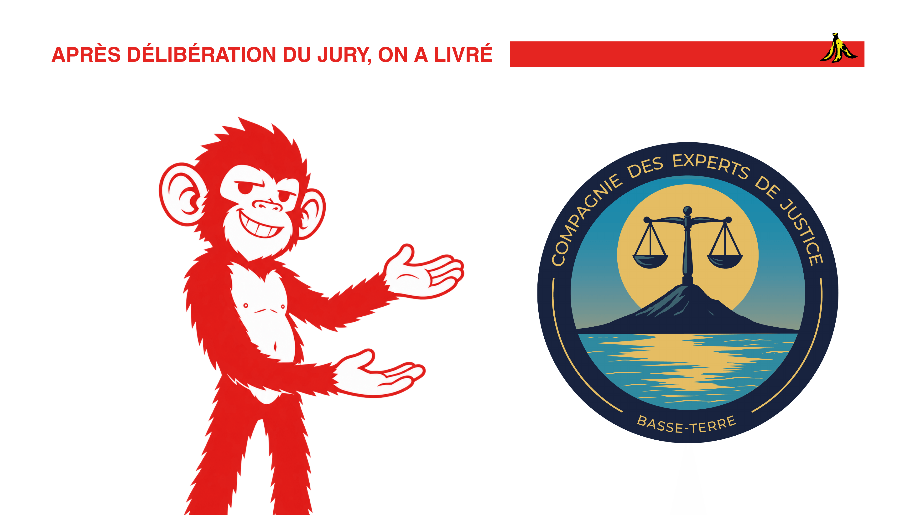 Refonte logo Compagnie des Experts de Justice de Basse-Terre