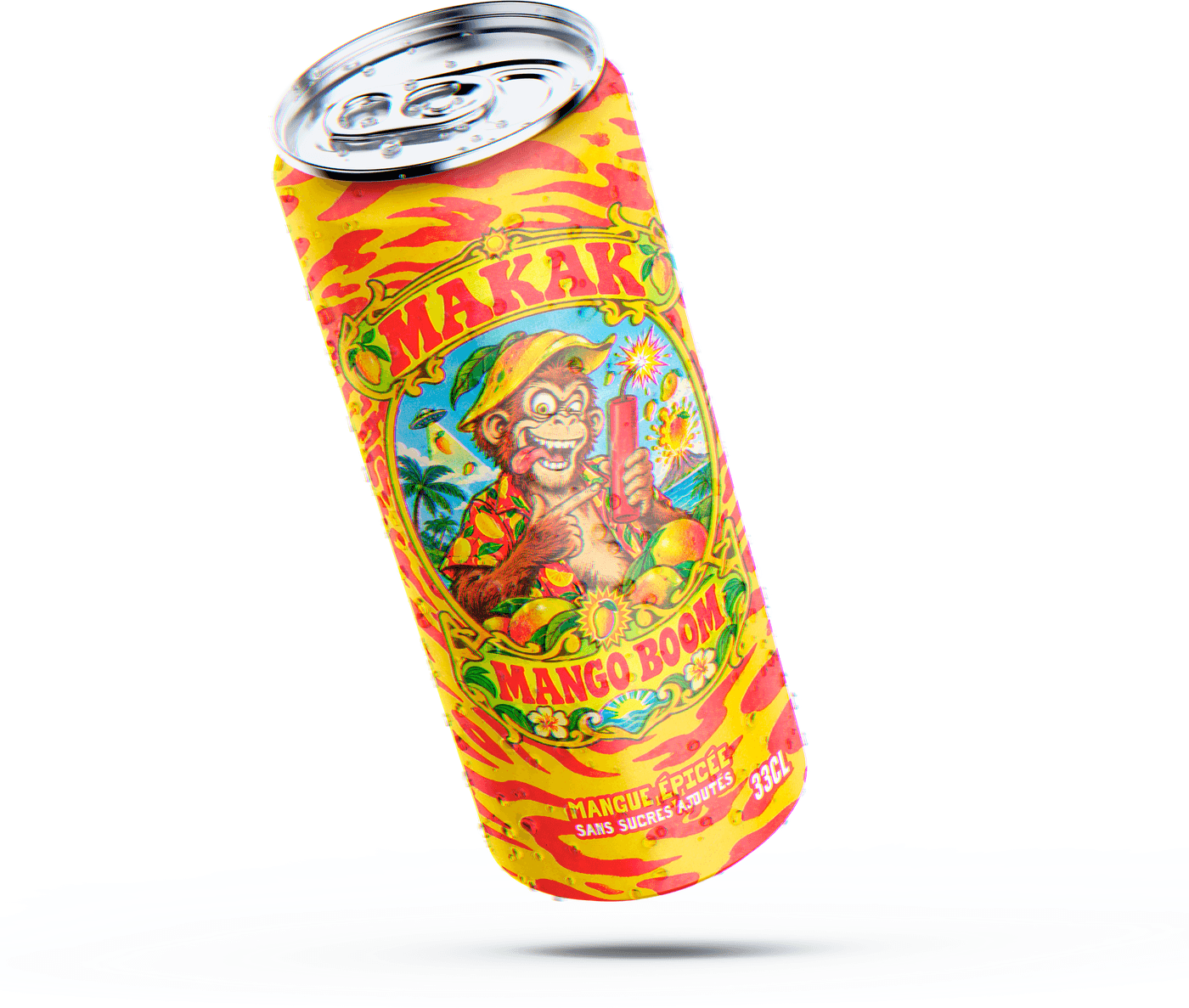 Canette MAKAK Mango Boom, mangue épicée